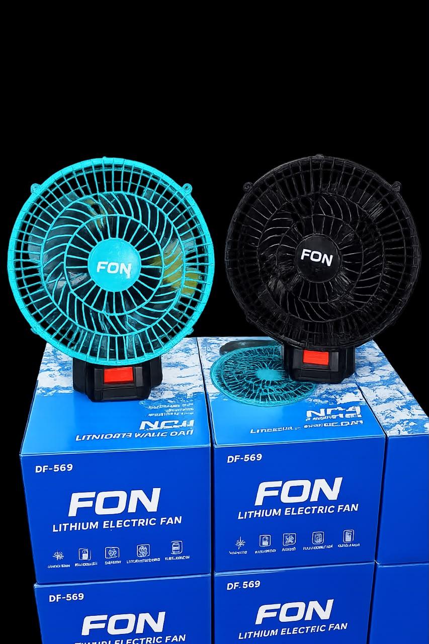 Chargeable desktop fan